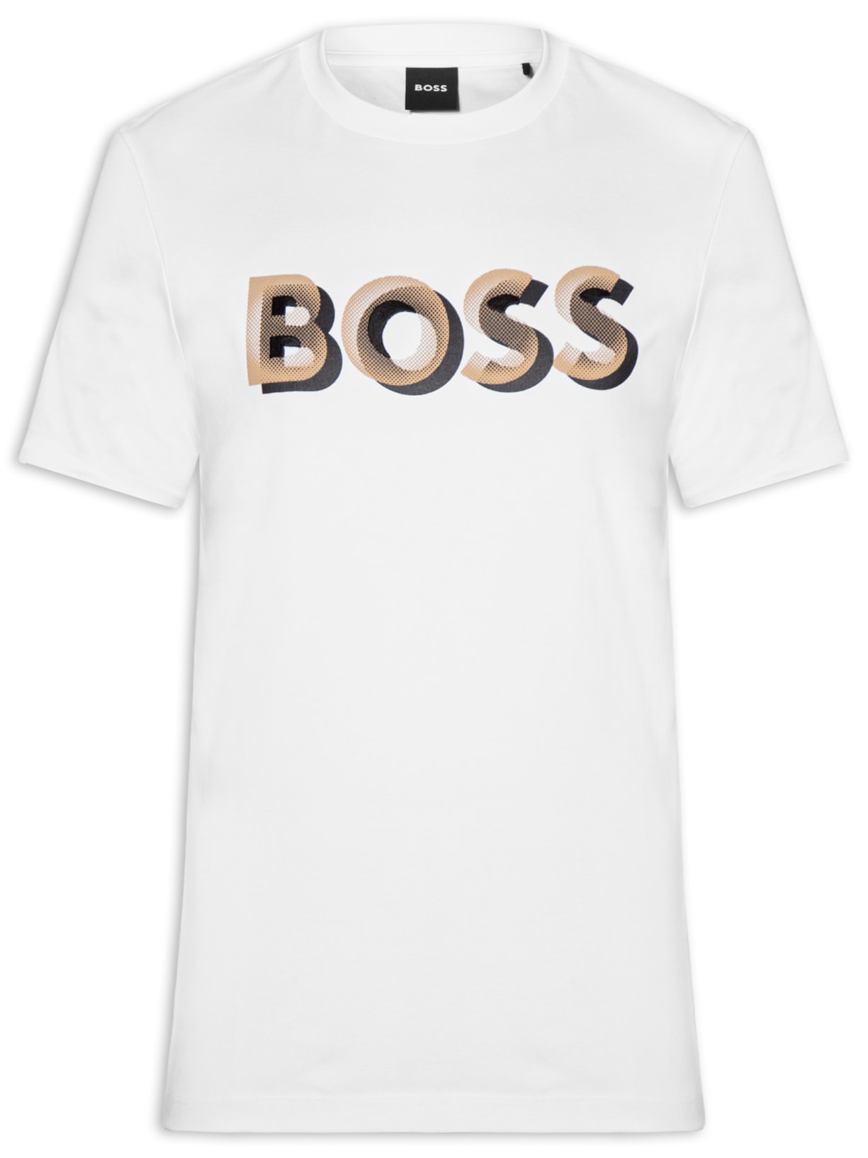 Camiseta Masculina Manga Curta Gola Careca H-Thompson - Branco