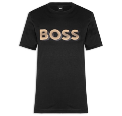 Camiseta Masculina Manga Curta Gola Careca H-Thompson - Preto