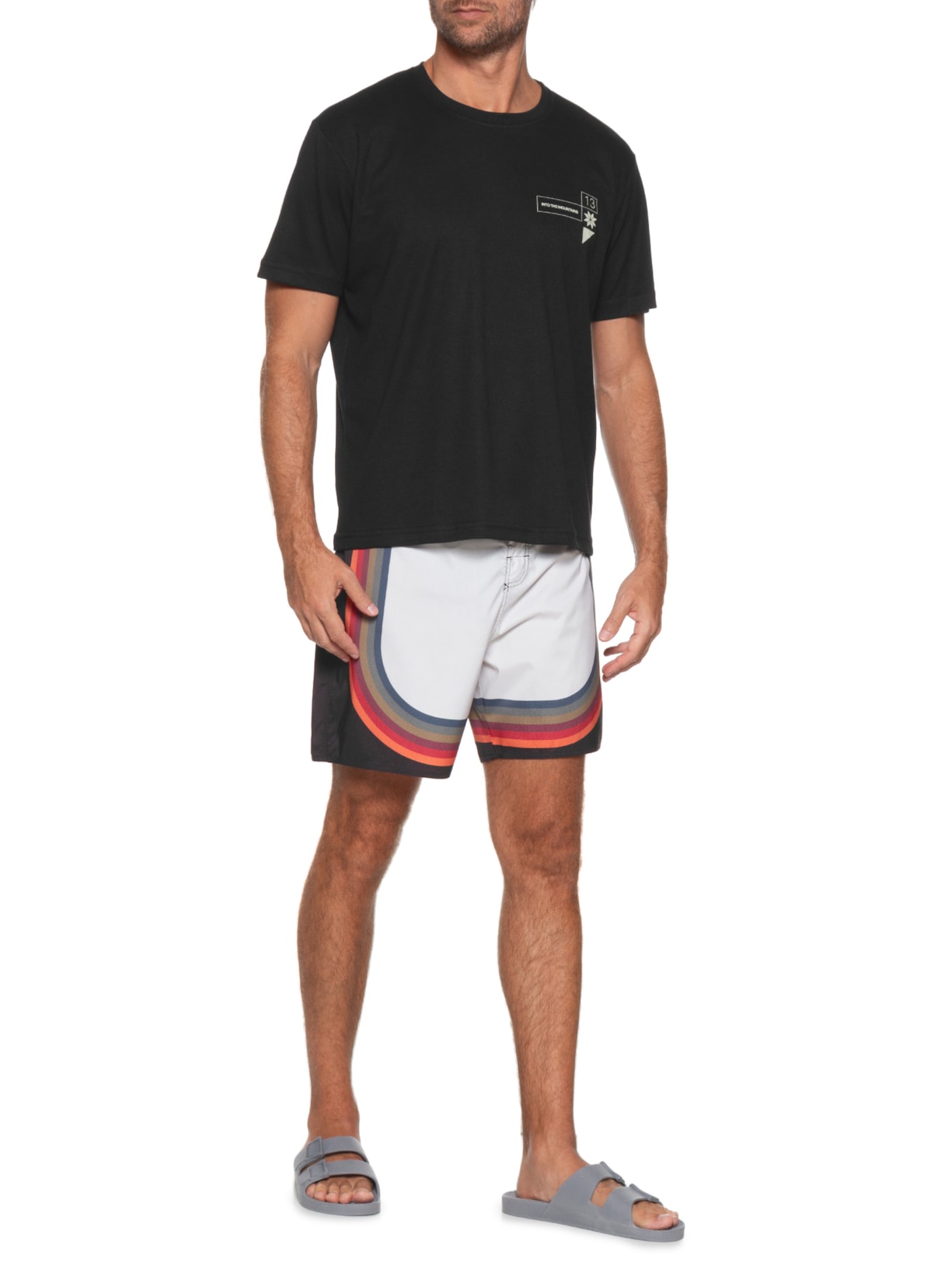 Camiseta Masculina Manga Curta Gola Careca Itm Collection Preto Osklen