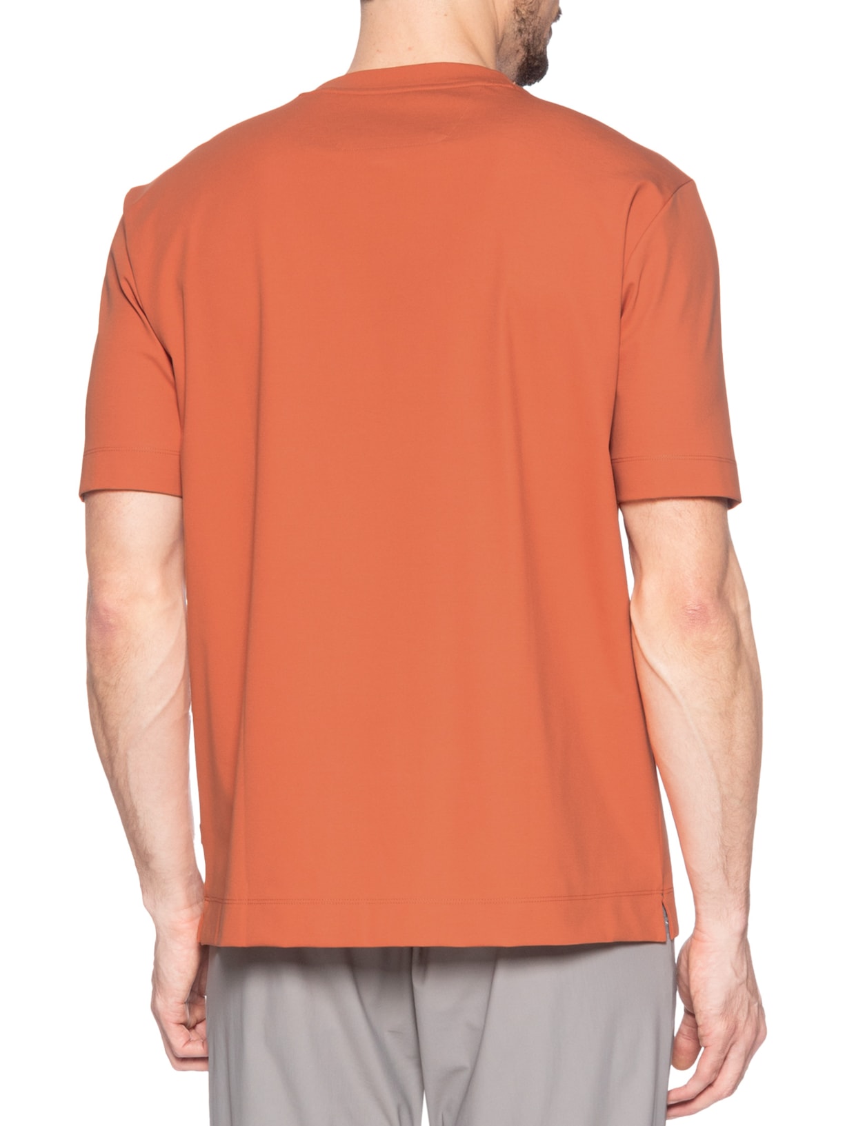 Camiseta Masculina Manga Curta Gola Careca L Max  Collab Aston Martin Laranja Boss