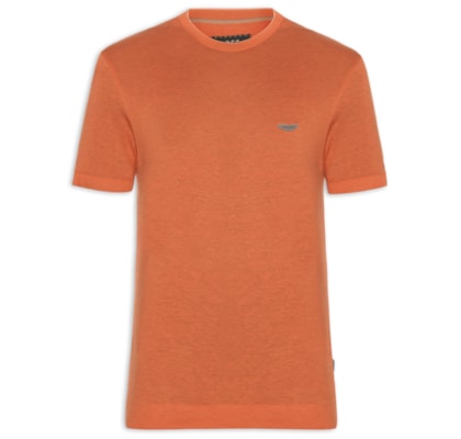 Camiseta Masculina Manga Curta Gola Careca L-Tyler - Collab Aston Martin - Laranja