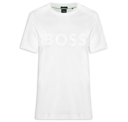 Camiseta Masculina Manga Curta Gola Careca Mirror Iconic - Branco