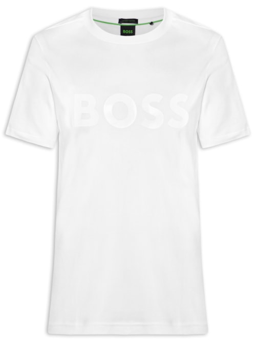Camiseta Masculina Manga Curta Gola Careca Mirror Iconic - Branco