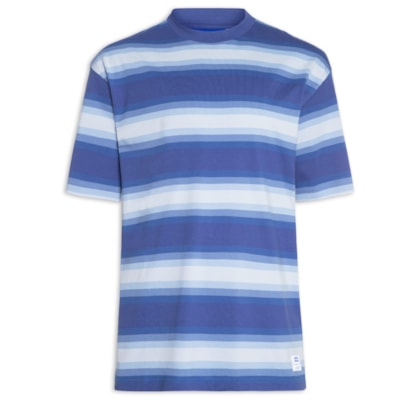 Camiseta Masculina Manga Curta Gola Careca Nisote - Azul
