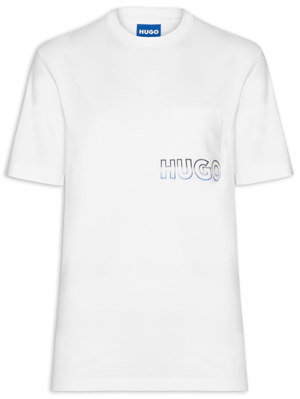 Camiseta Masculina Manga Curta Gola Careca Nogoste - Branco