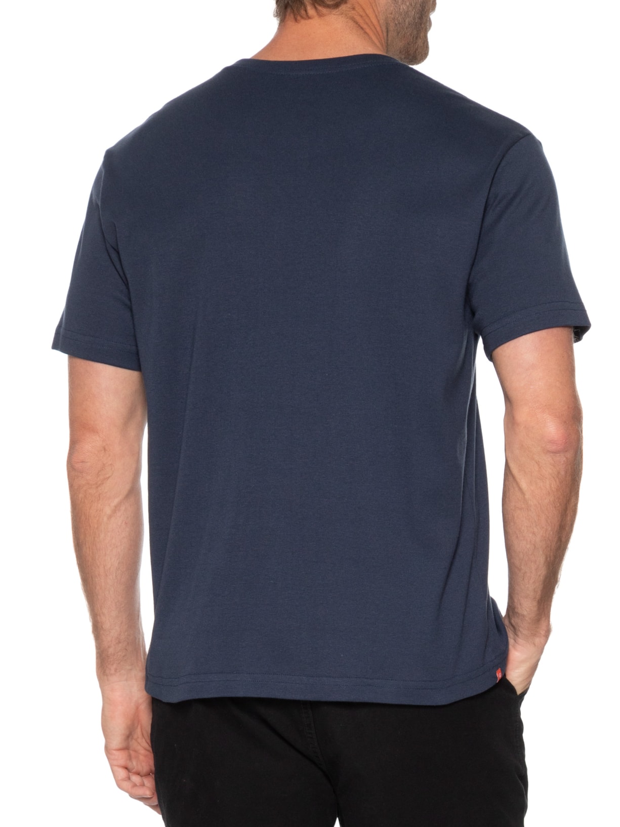 Camiseta Masculina Manga Curta Gola Careca Oceans Over  Azul Osklen