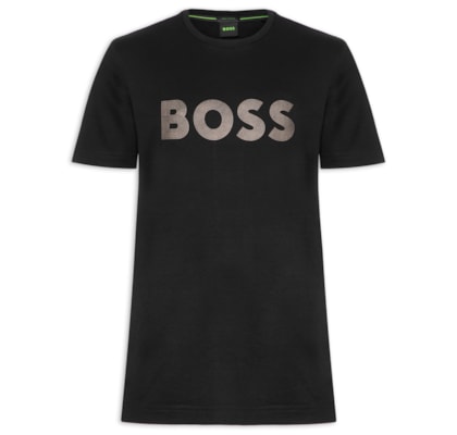 Camiseta Masculina Manga Curta Gola Careca - Preto