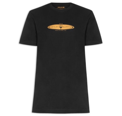 Camiseta Masculina Manga Curta Gola Careca Realm Over - Preto