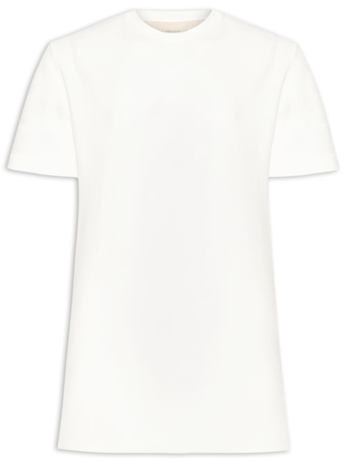 Camiseta Masculina Manga Curta Gola Careca Rustic Veleiro Back - Off White