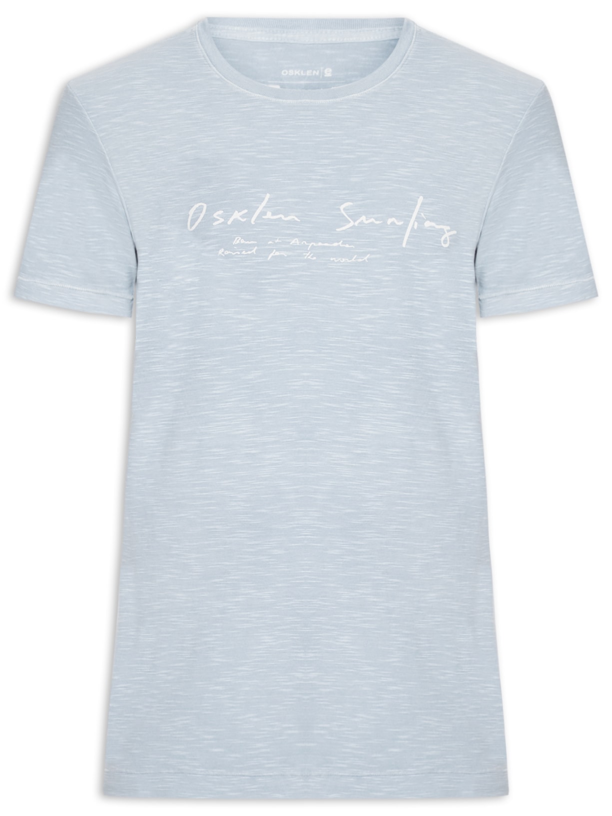 Camiseta Masculina Manga Curta Gola Careca Slim Rough Surfing Arpoador Slim -Azul Osklen