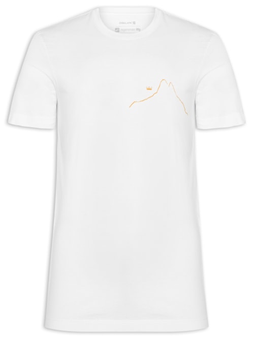 Camiseta Masculina Manga Curta Gola Careca Slim Stone Srfng Scribble - Branco