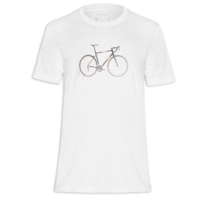 Camiseta Masculina Manga Curta Gola Careca Stone Cycling 02 - Branco