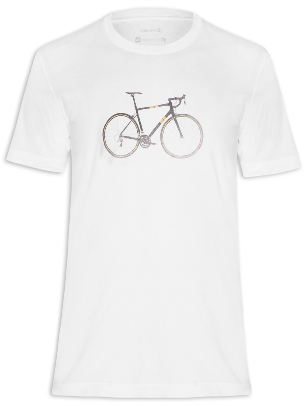 Camiseta Masculina Manga Curta Gola Careca Stone Cycling 02 - Branco
