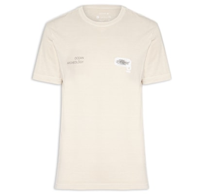 Camiseta Masculina Manga Curta Gola Careca Stone Ocean Archeology - Rosa