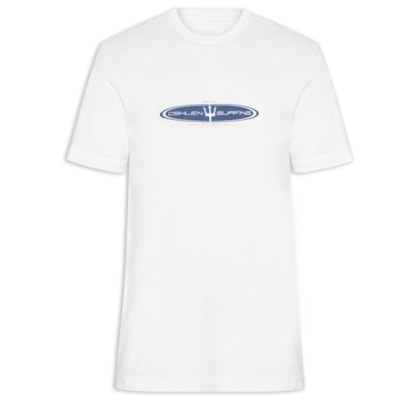 Camiseta Masculina Manga Curta Gola Careca Stone Realm - Branco