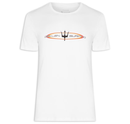 Camiseta Masculina Manga Curta Gola Careca Stone Retro Future - Branco