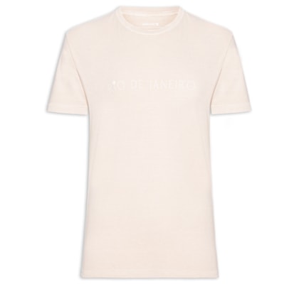 Camiseta Masculina Manga Curta Gola Careca Stone Rio - Rosa