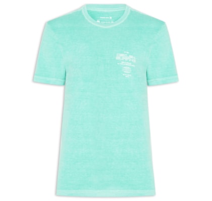 Camiseta Masculina Manga Curta Gola Careca Stone Surfing Tag - Azul