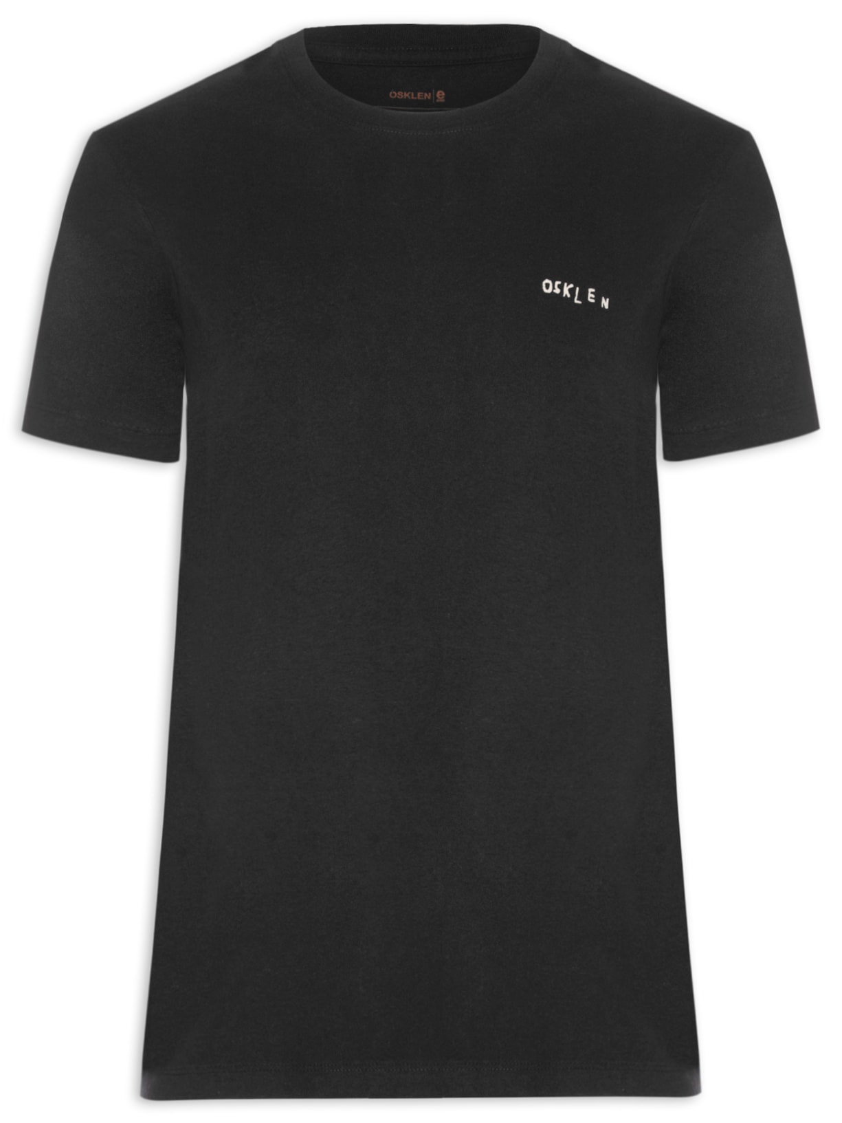 Camiseta Masculina Manga Curta Gola Careca Vintage Paper Type - Preto