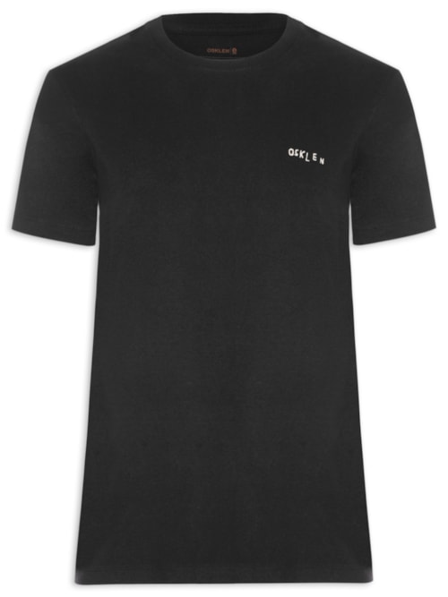Camiseta Masculina Manga Curta Gola Careca Vintage Paper Type - Preto