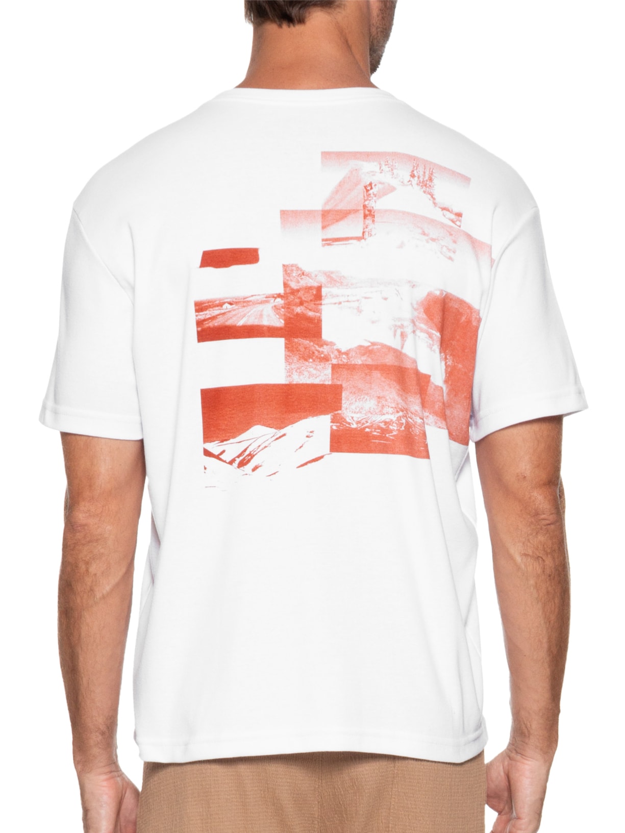Camiseta Masculina Manga Curta Gola Careca Winter Memories Branco Osklen