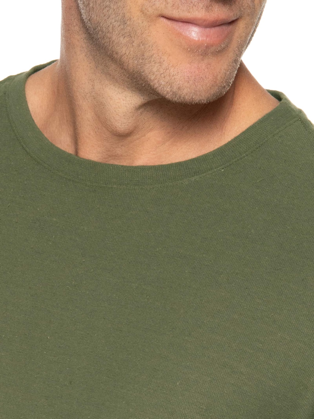 Camiseta Masculina Manga Curta Green Edition Juta Verde Osklen