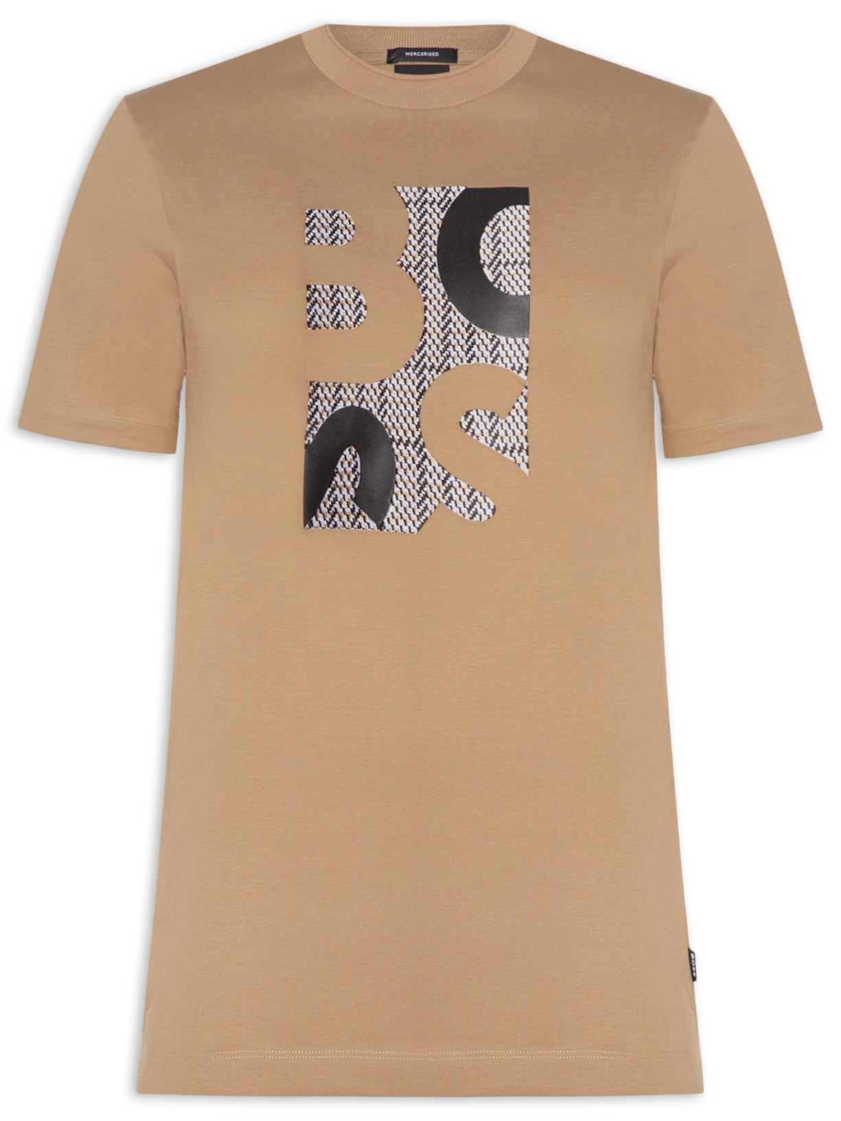 Camiseta Masculina Manga Curta H-Thompson - Bege