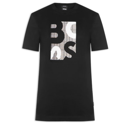 Camiseta Masculina Manga Curta H-Thompson - Preto