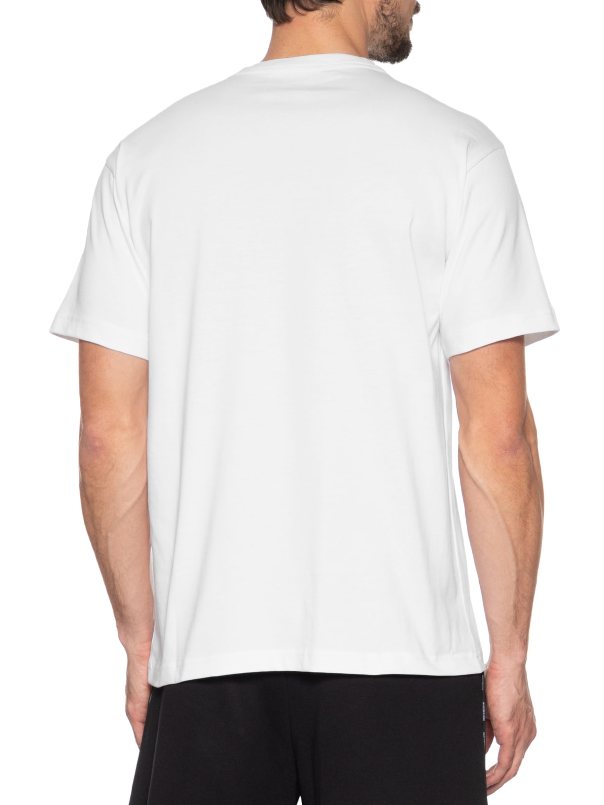Camiseta Masculina Manga Curta Interlock Branco  Versace Jeans Couture