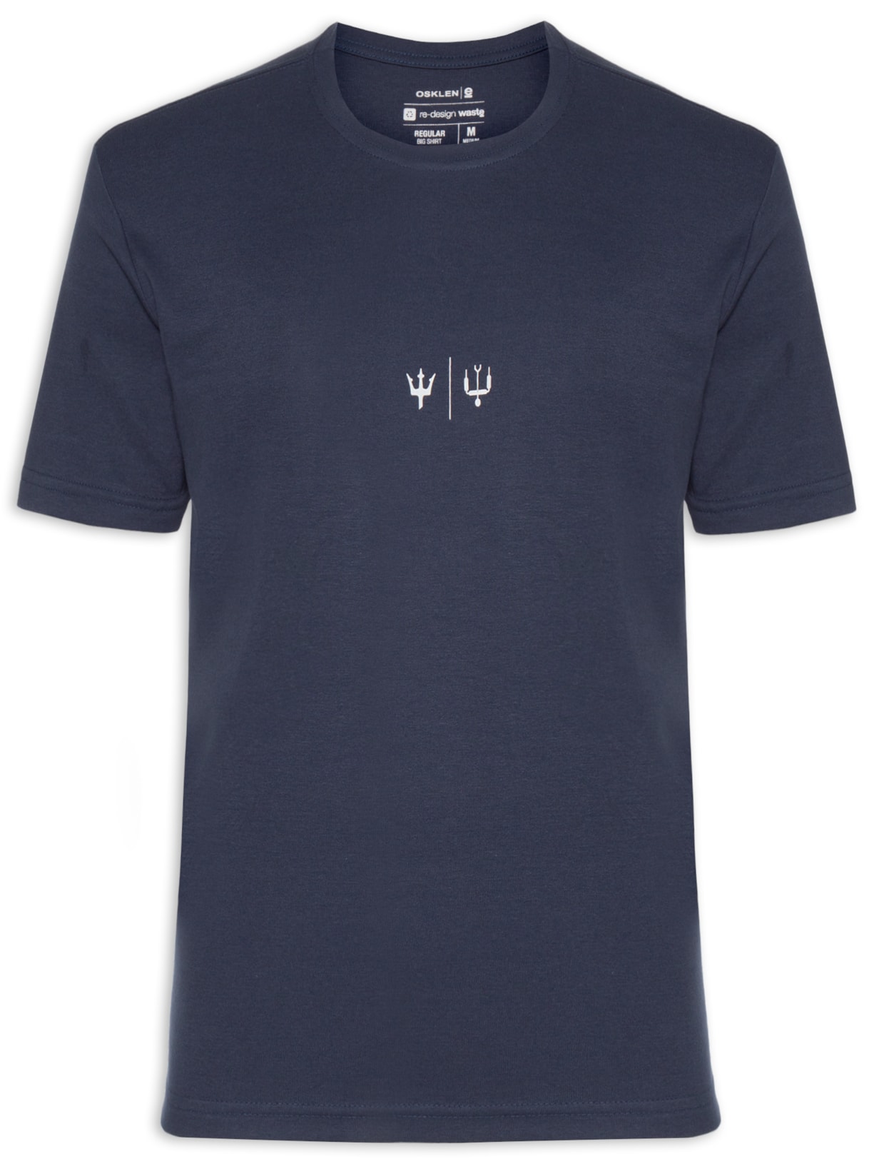 Camiseta Masculina Manga Curta Kite Logo - Azul