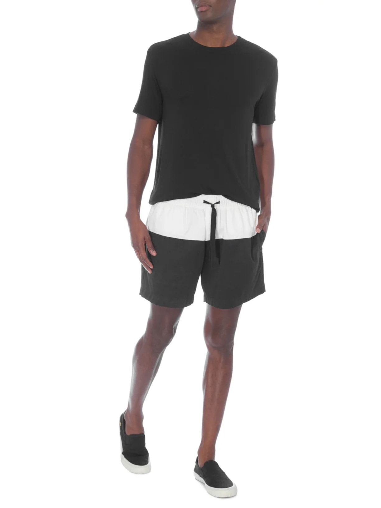 Camiseta Masculina Manga Curta Knit Night Preto Osklen