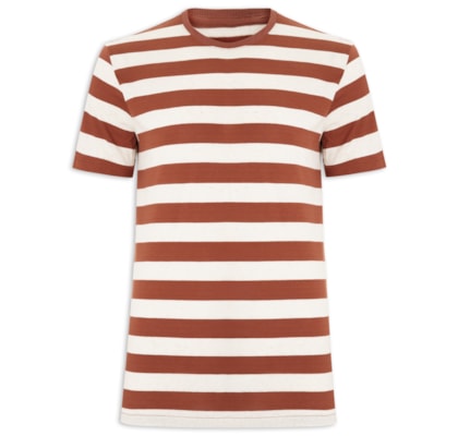 Camiseta Masculina Manga Curta - Laranja