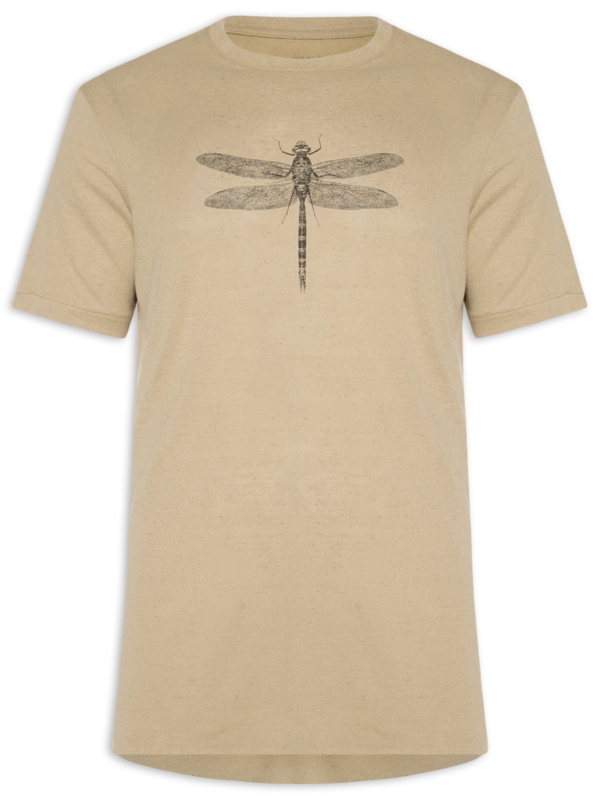 Camiseta Masculina Manga Curta Light Lin – Bege Osklen