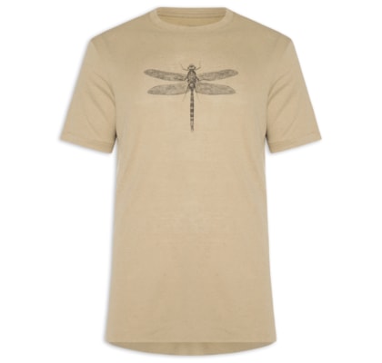 Camiseta Masculina Manga Curta Light Lin – Bege