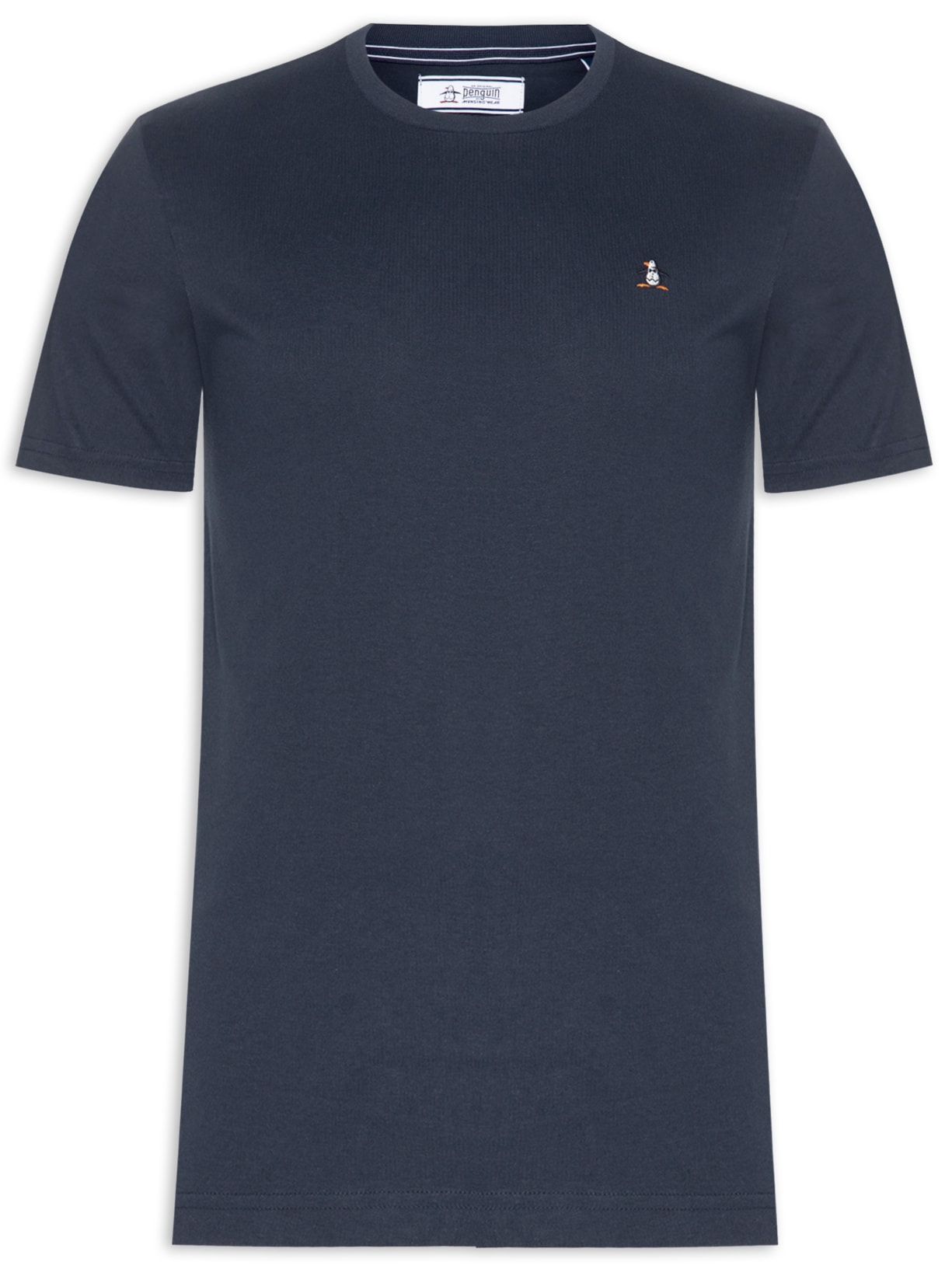 Camiseta Masculina Manga Curta Lisa - Azul