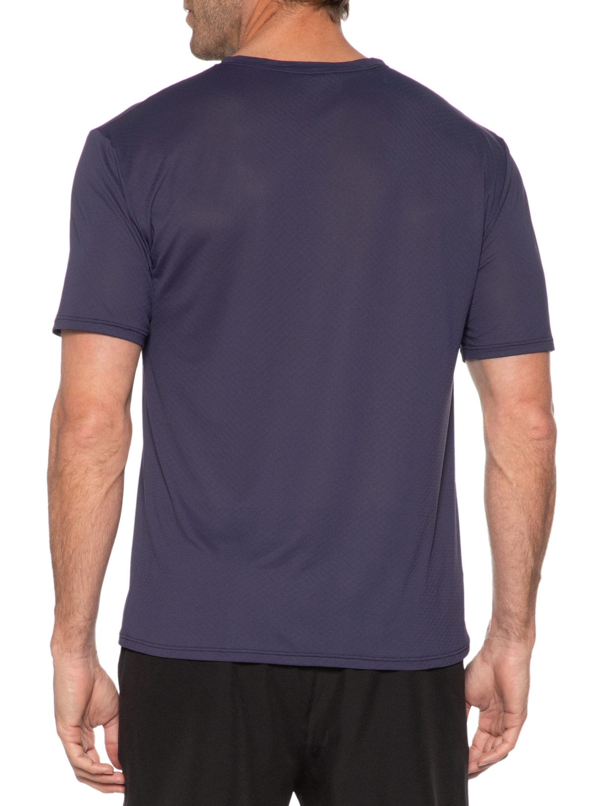 Camiseta Masculina Manga Curta Lisa Azul Body For Sure