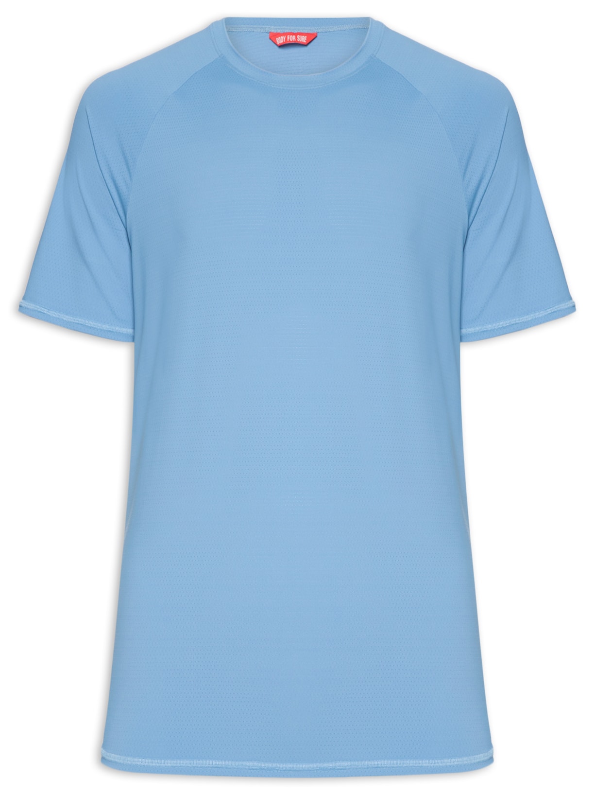 Camiseta Masculina Manga Curta Lisa - Azul