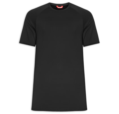 Camiseta Masculina Manga Curta Lisa - Preto