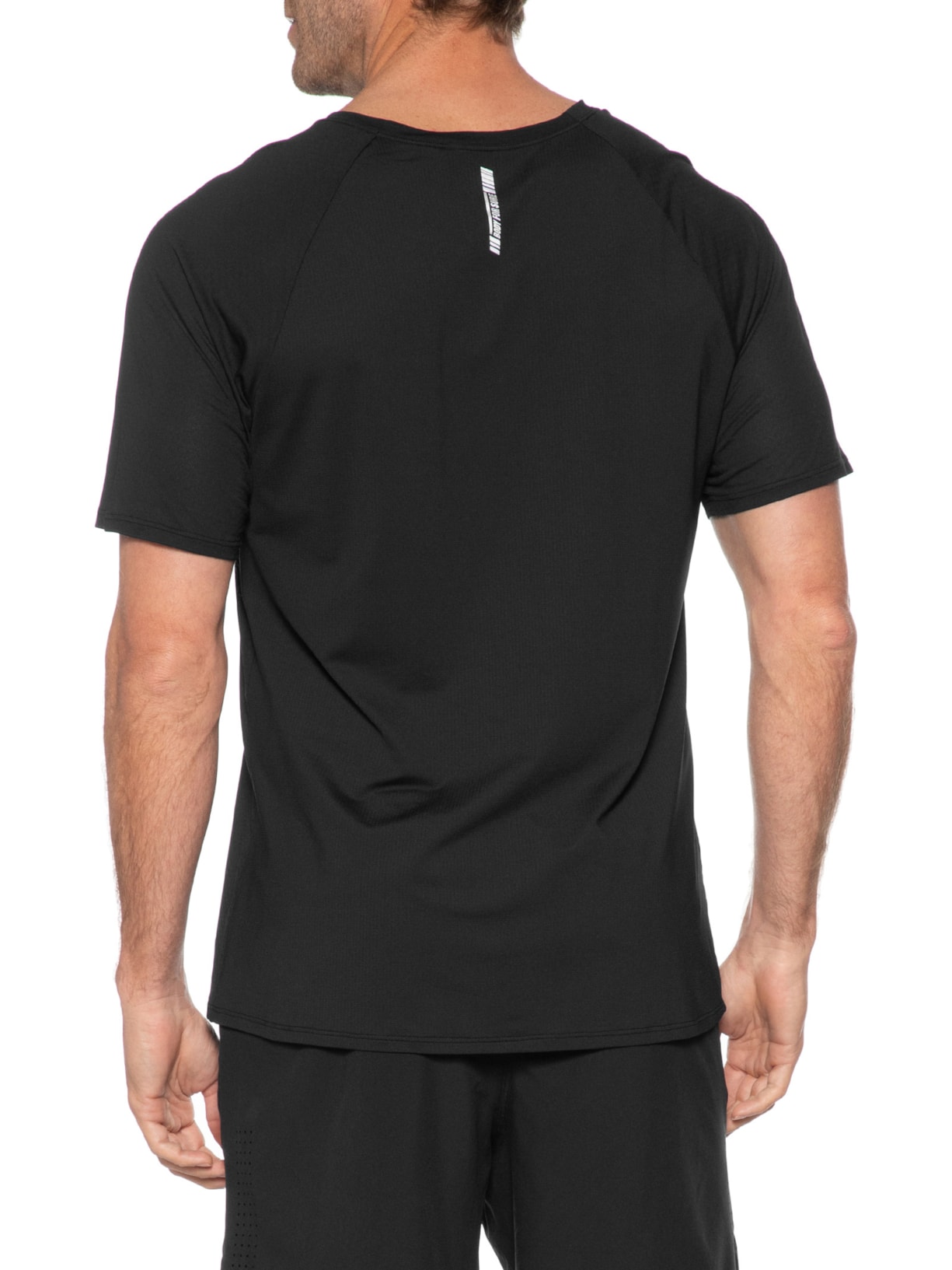 Camiseta Masculina Manga Curta Lisa Preto Body For Sure