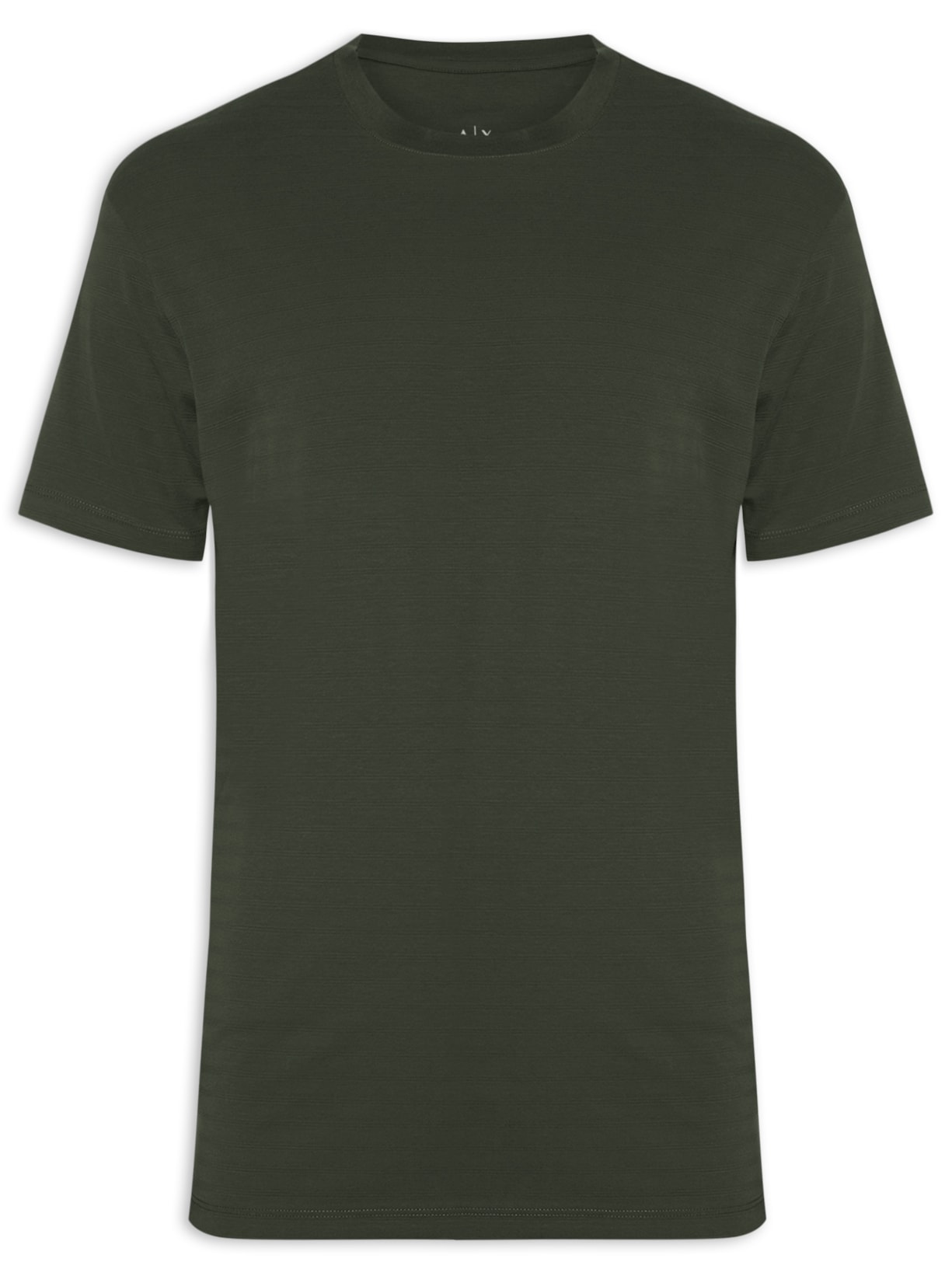 Camiseta Masculina Manga Curta Lisa - Verde