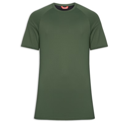 Camiseta Masculina Manga Curta Lisa - Verde
