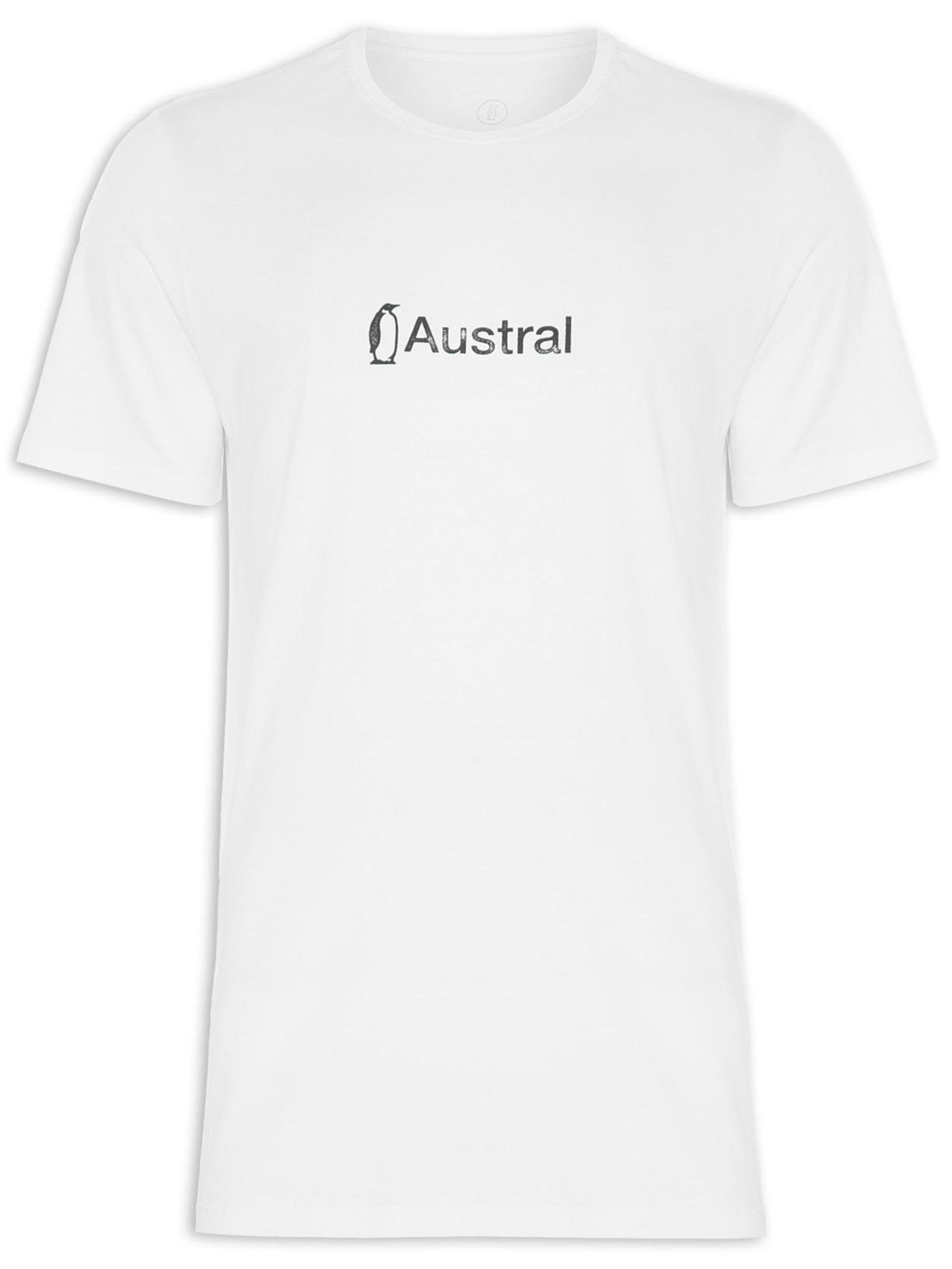 Camiseta Masculina Manga Curta Logo - Branco