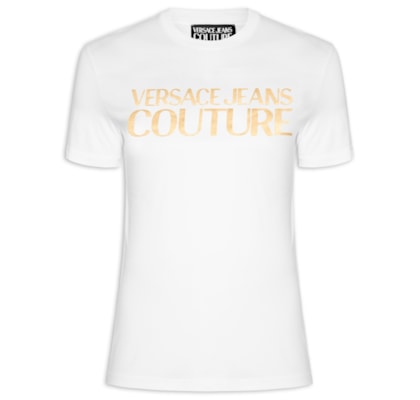 Camiseta Masculina Manga Curta Logo Foil - Branco