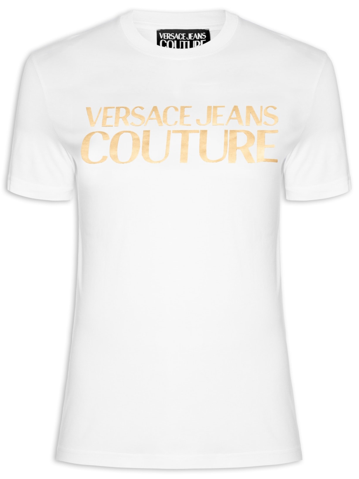 Camiseta Masculina Manga Curta Logo Foil - Branco