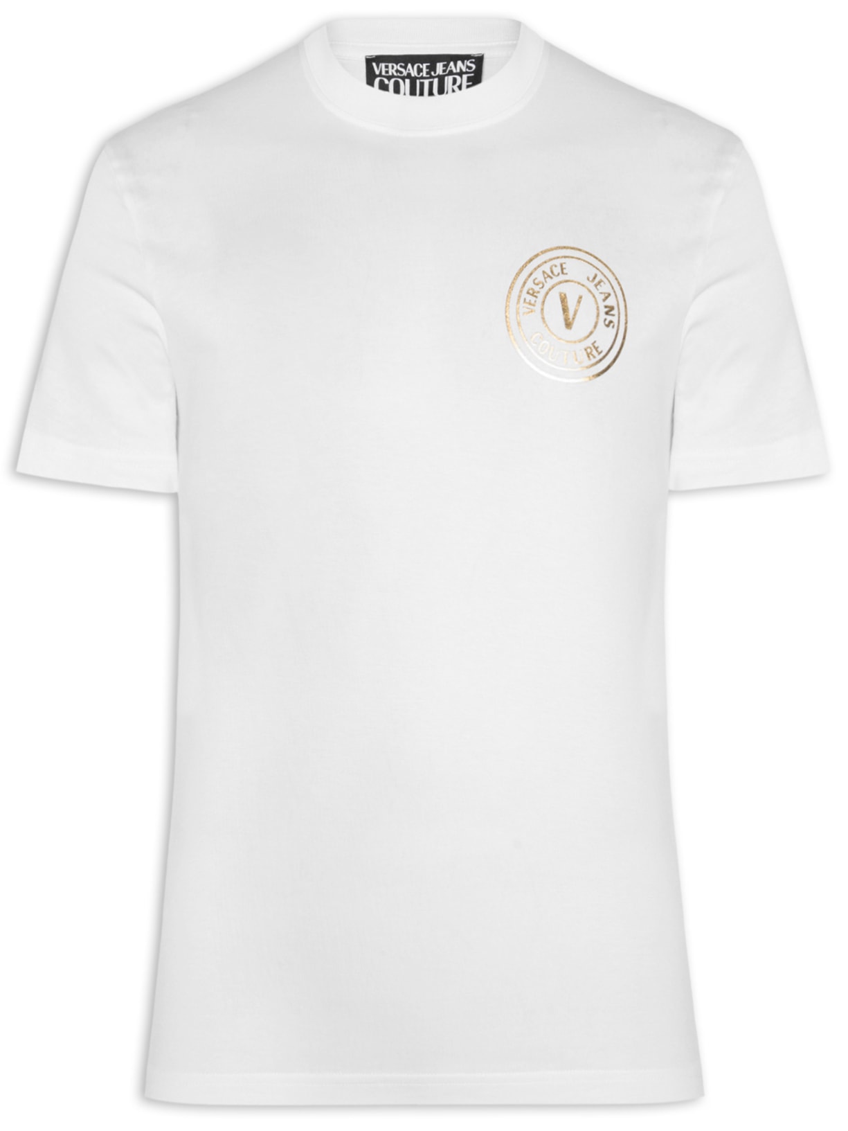 Camiseta Masculina Manga Curta Logo Foil - Branco