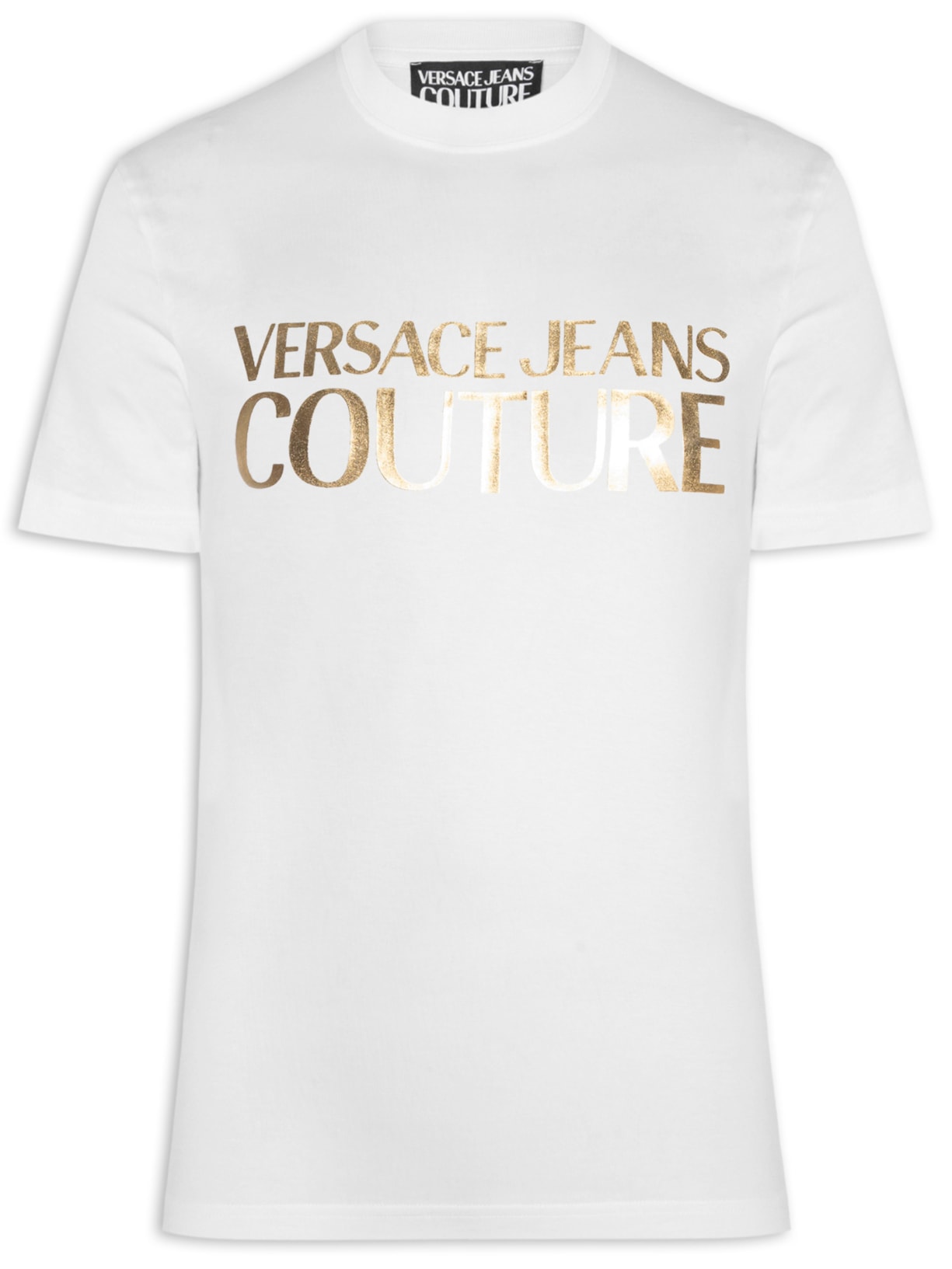 Camiseta Masculina Manga Curta Logo Foil - Branco