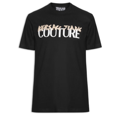 Camiseta Masculina Manga Curta Logo - Preto