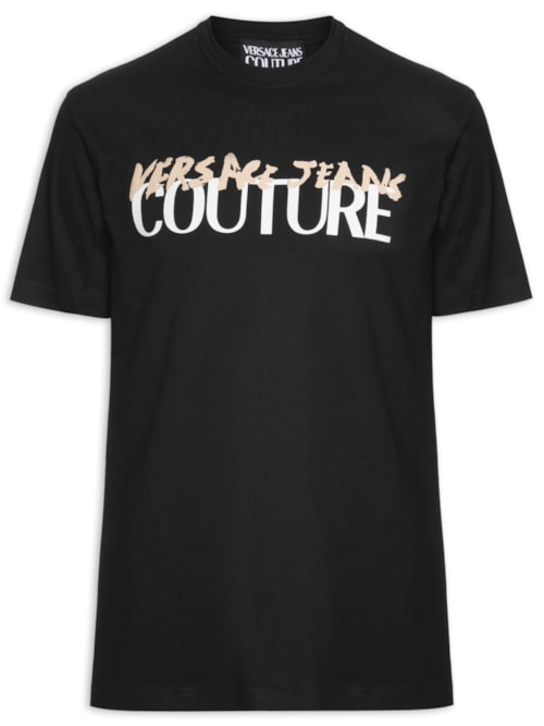 Camiseta Masculina Manga Curta Logo - Preto