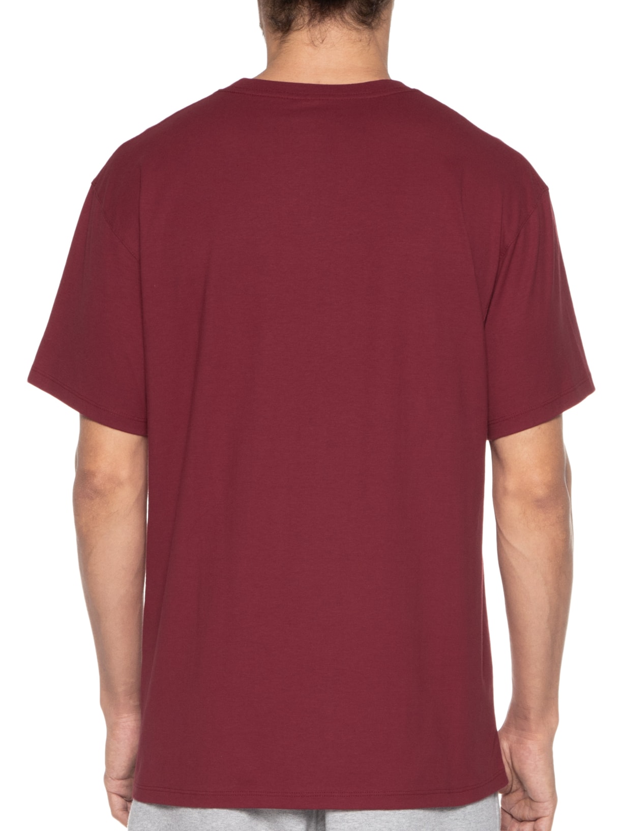 Camiseta Masculina Manga Curta Logo Script Ink Vermelho Champion