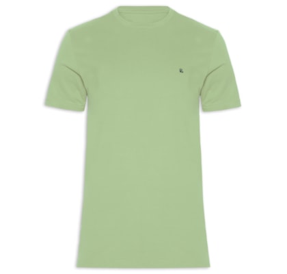 Camiseta Masculina Manga Curta Logo - Verde